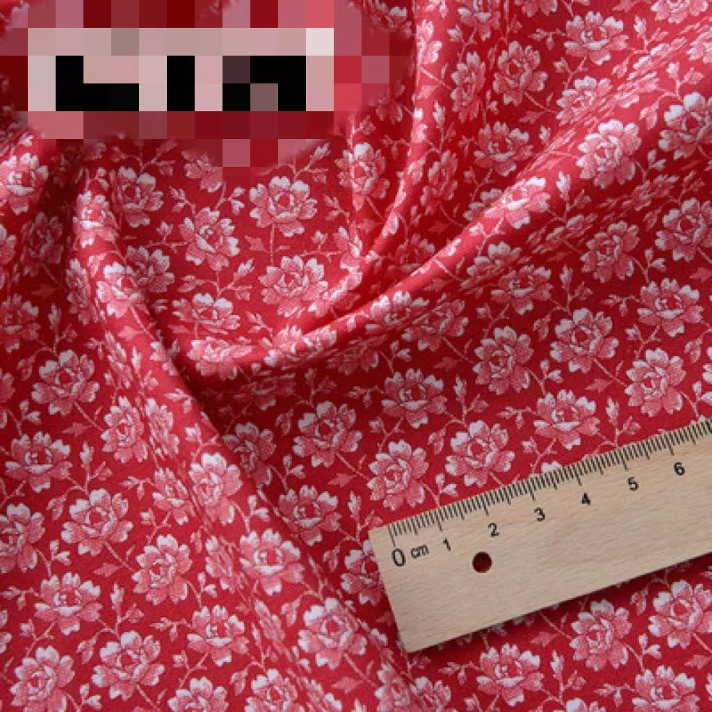 KTX-356627 Cotton Floral Print Fabric for Crafts and Sewing Projects, 145 cm Wide