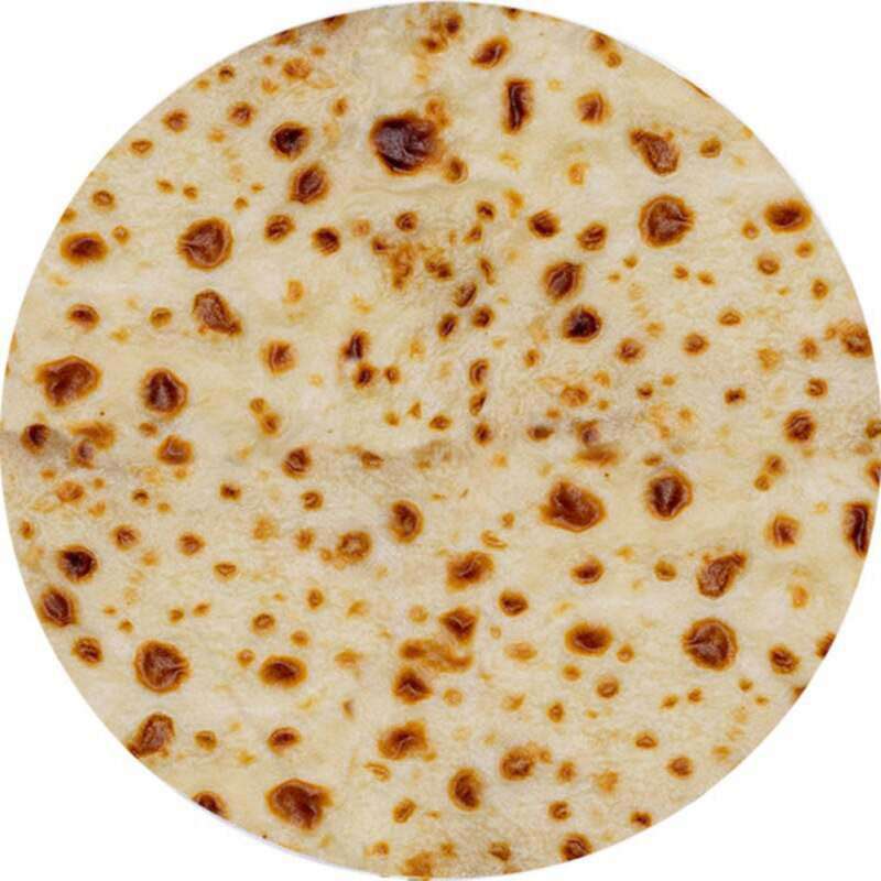 KTX-357779 Biscuits Shaped Nap Blanket - Cozy Polyester Throw for Comfort