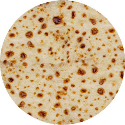 KTX-357779 Biscuits Shaped Nap Blanket - Cozy Polyester Throw for Comfort