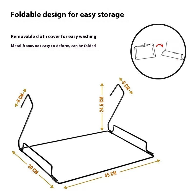 KTX-358227 L-shaped Plush Cat Hammock Nest in Lamb and Rabbit Fur Options