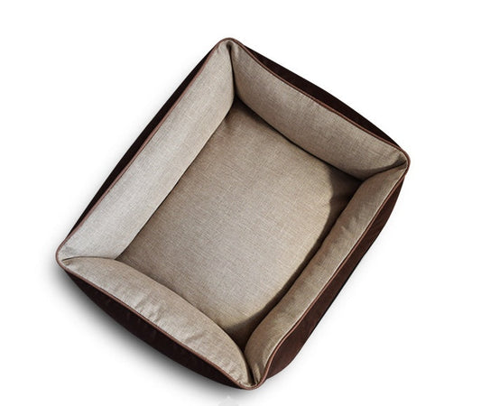 KTX-359379 Removable and Washable Pet Bed for Bichon, Pitbull, Schnauzer, Shiba Inu, Samoyed, Labrador, Golden Retriever - Multiple Colors and Sizes Available