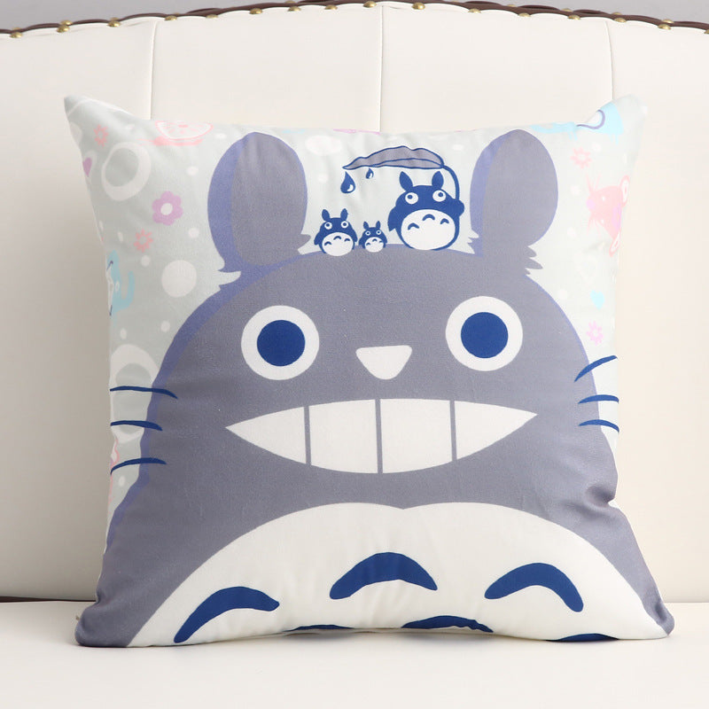 KTX-361299 Cartoon Short Plush Pillow for Home and Outdoor Decoration