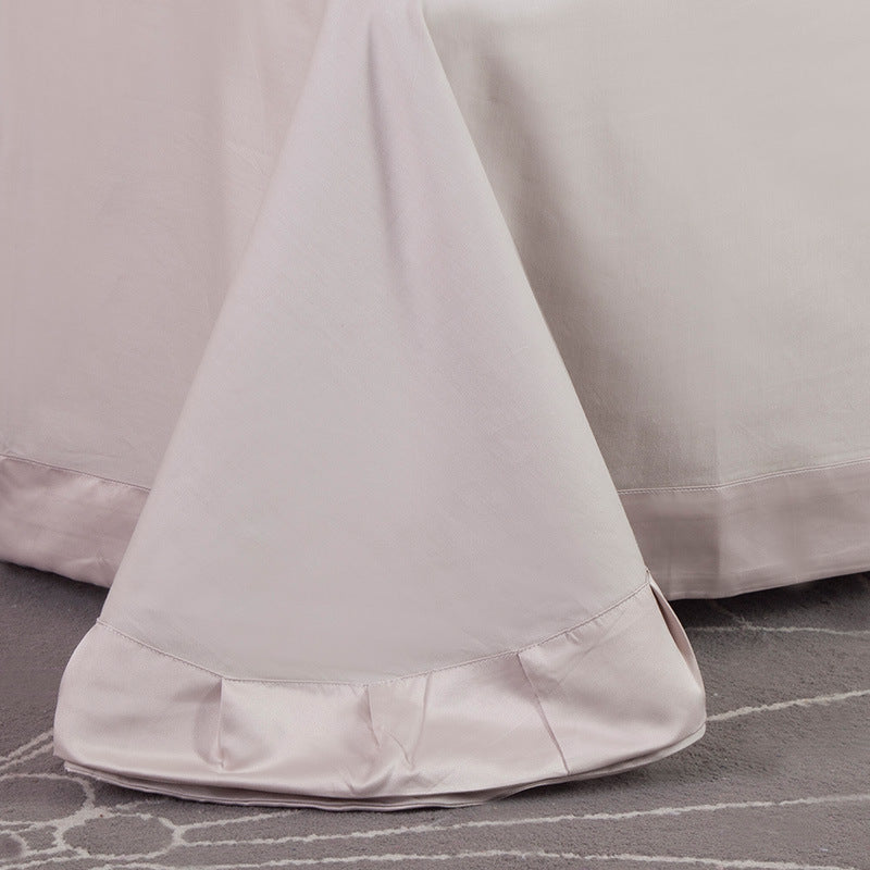 KTX-362387 Cotton Four-Piece Bedding Set with Soft Silk-Like Finish for 1.5m, 1.8m, and 2.0m Beds