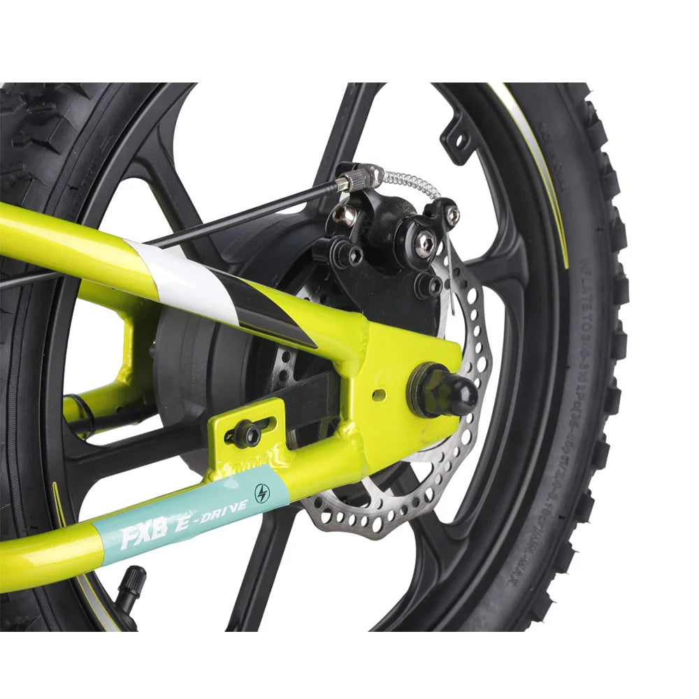 KTX-362963 16-Inch Electric Balance Bike for Kids - 350W No Pedal Bicycle with Rear Hub Motor