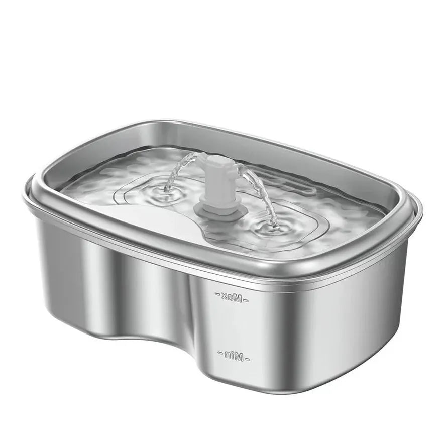 KTX-365459 Large Capacity Stainless Steel Outdoor Pet Water Fountain with Multi-Stage Filtration System