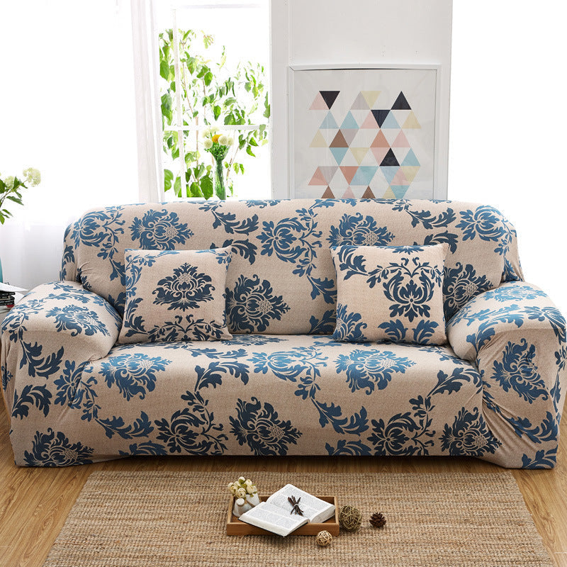 KTX-365651 Universal Elastic Sofa Cover in Various Patterns and Sizes - Modern Design, Non-slip Protection