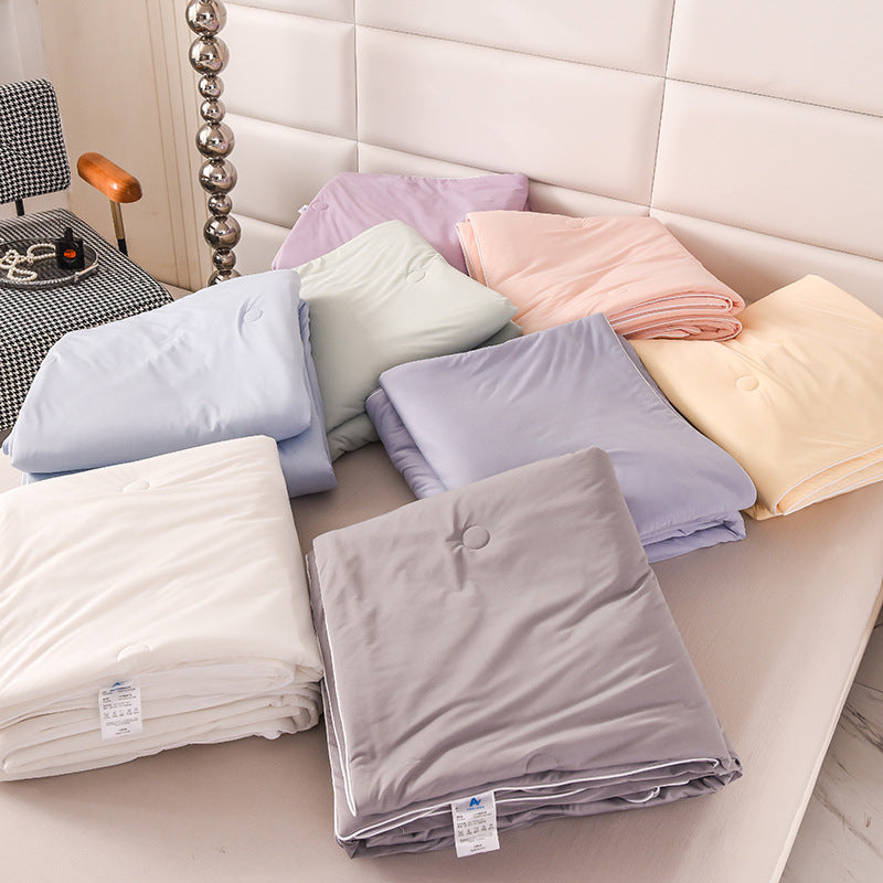 KTX-365843 Cool Silk Ice Cream Summer Quilt - Airable Cover in Multiple Sizes, Nordic Style