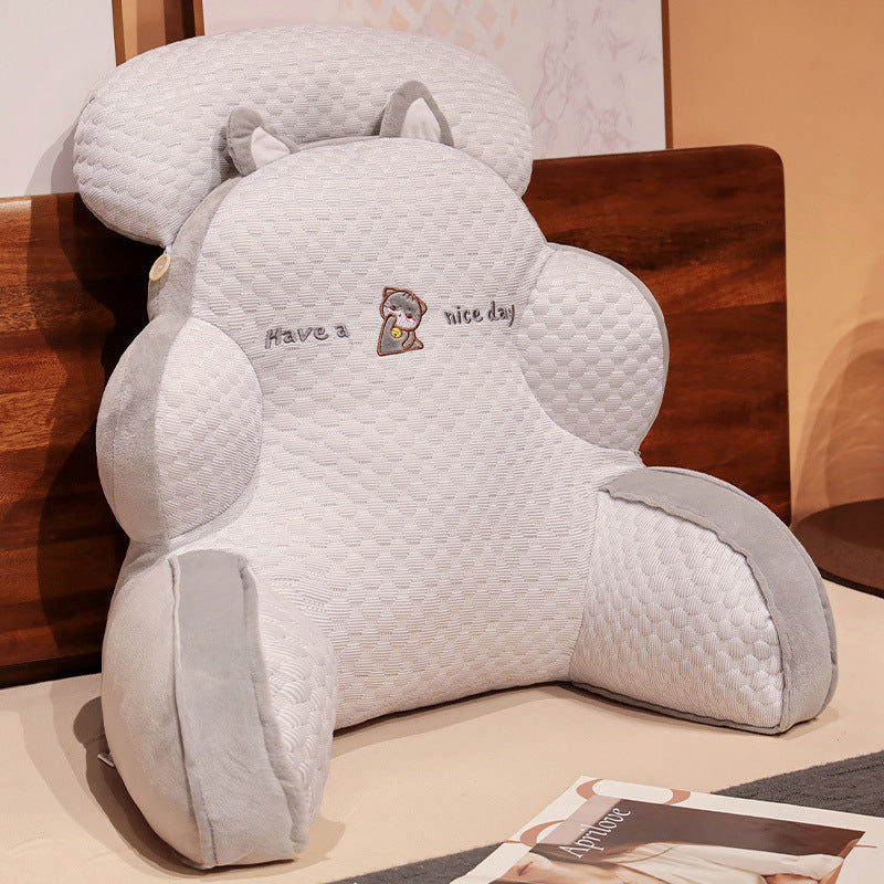 KTX-366803 Cute Animal Lumbar Support Pillows with Soft Upholstery - Unicorn, Whale, Dinosaur, and More