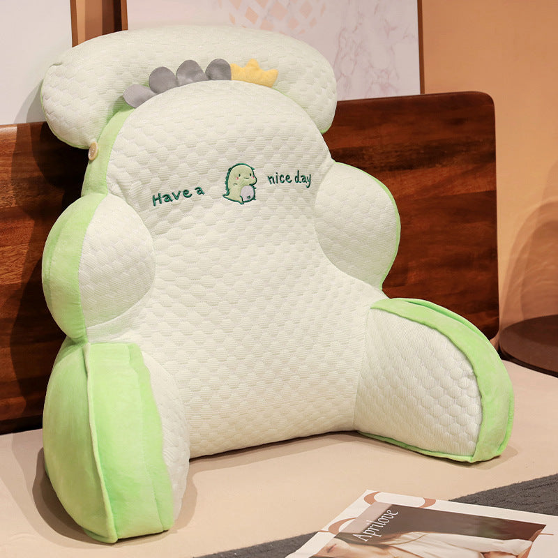 KTX-366803 Cute Animal Lumbar Support Pillows with Soft Upholstery - Unicorn, Whale, Dinosaur, and More
