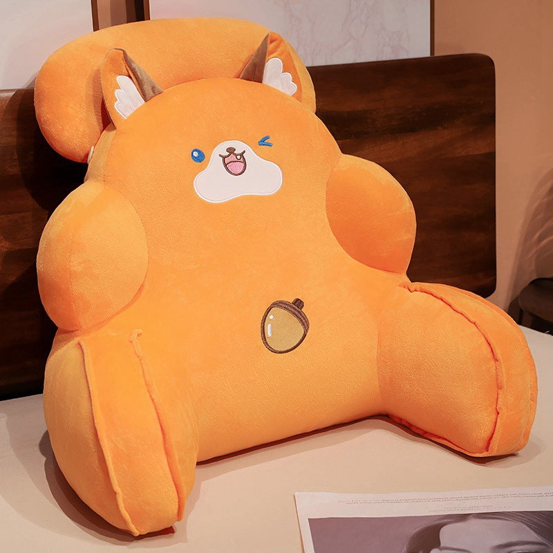 KTX-366803 Cute Animal Lumbar Support Pillows with Soft Upholstery - Unicorn, Whale, Dinosaur, and More