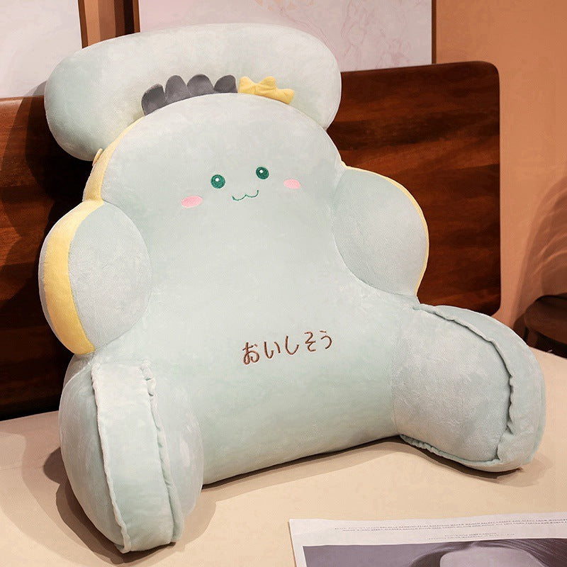 KTX-366803 Cute Animal Lumbar Support Pillows with Soft Upholstery - Unicorn, Whale, Dinosaur, and More