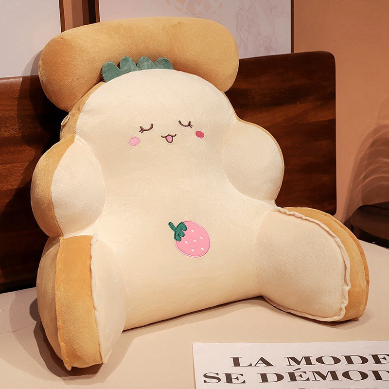 KTX-366803 Cute Animal Lumbar Support Pillows with Soft Upholstery - Unicorn, Whale, Dinosaur, and More