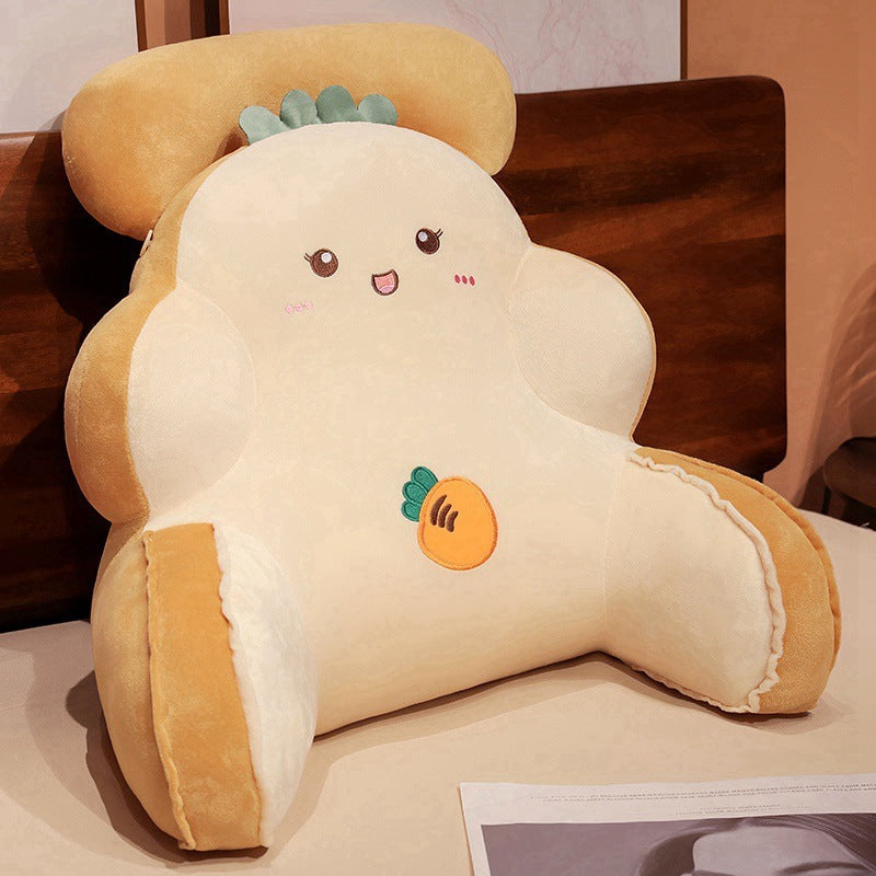 KTX-366803 Cute Animal Lumbar Support Pillows with Soft Upholstery - Unicorn, Whale, Dinosaur, and More