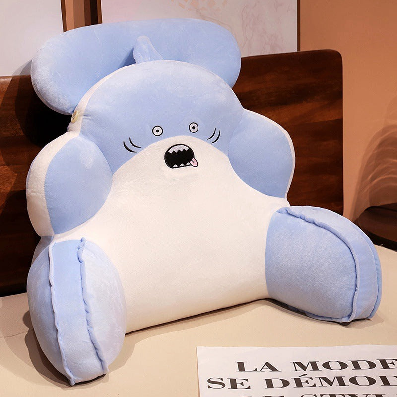 KTX-366803 Cute Animal Lumbar Support Pillows with Soft Upholstery - Unicorn, Whale, Dinosaur, and More