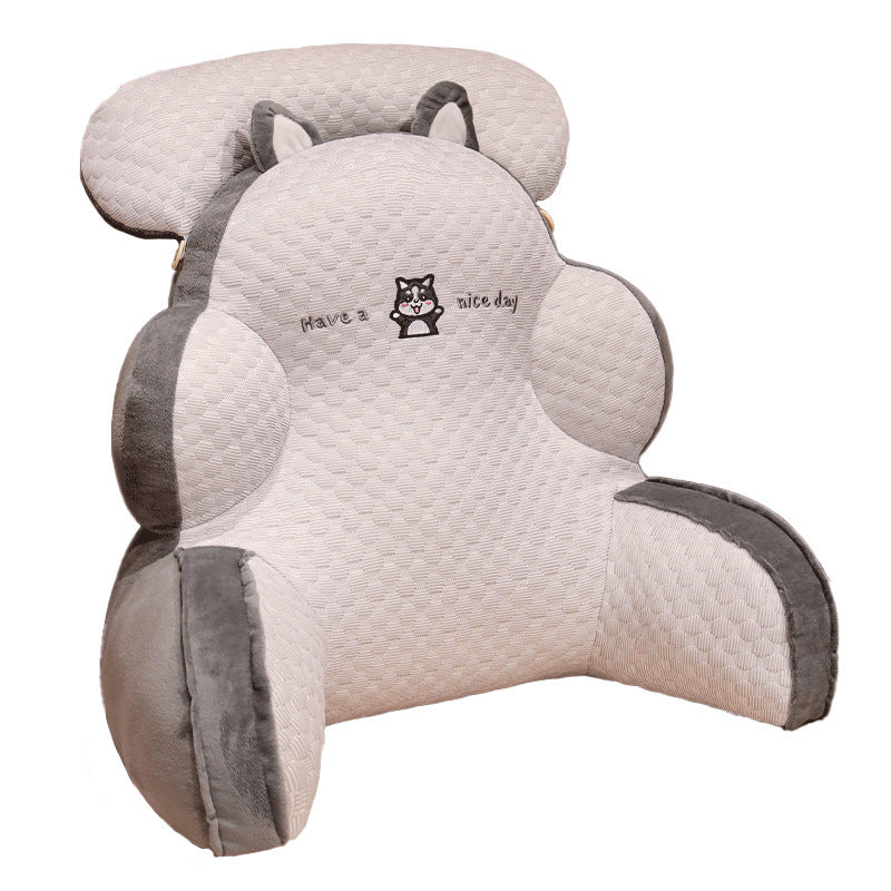 KTX-366803 Cute Animal Lumbar Support Pillows with Soft Upholstery - Unicorn, Whale, Dinosaur, and More