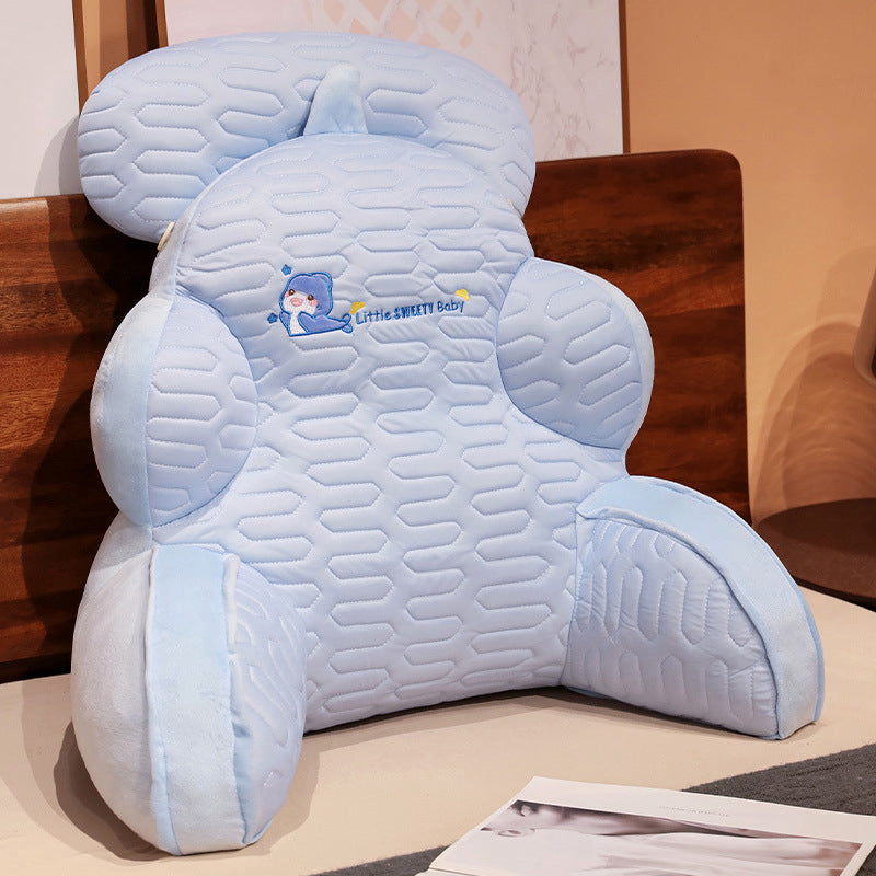 KTX-366803 Cute Animal Lumbar Support Pillows with Soft Upholstery - Unicorn, Whale, Dinosaur, and More