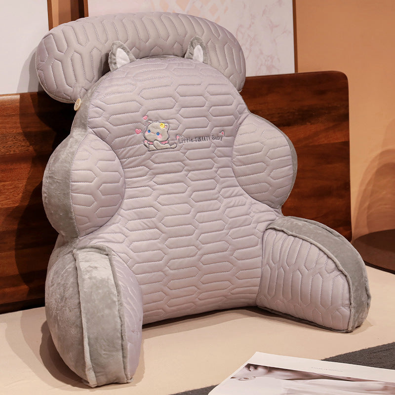 KTX-366803 Cute Animal Lumbar Support Pillows with Soft Upholstery - Unicorn, Whale, Dinosaur, and More