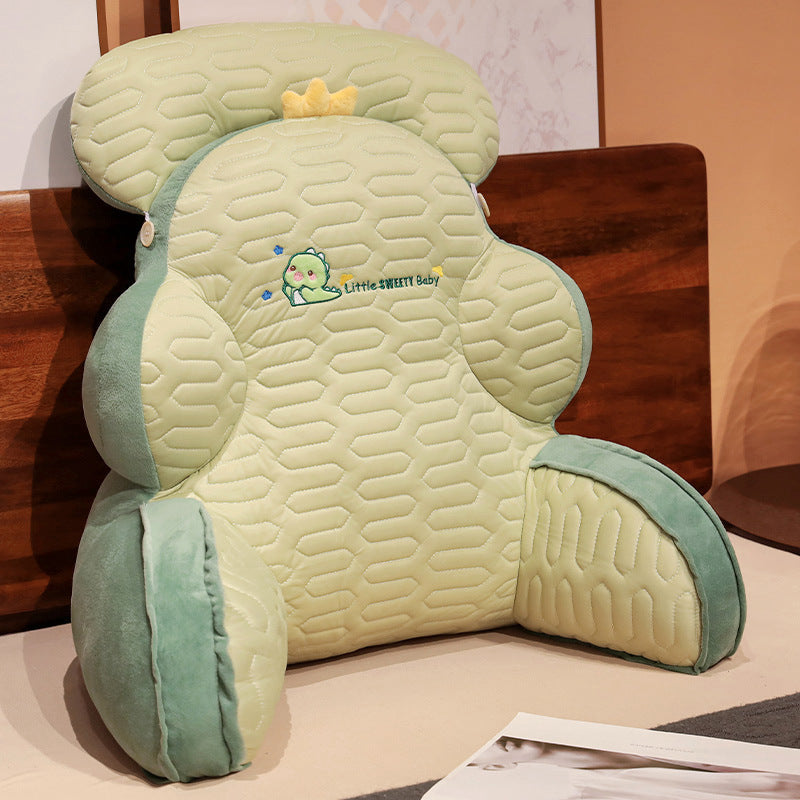 KTX-366803 Cute Animal Lumbar Support Pillows with Soft Upholstery - Unicorn, Whale, Dinosaur, and More