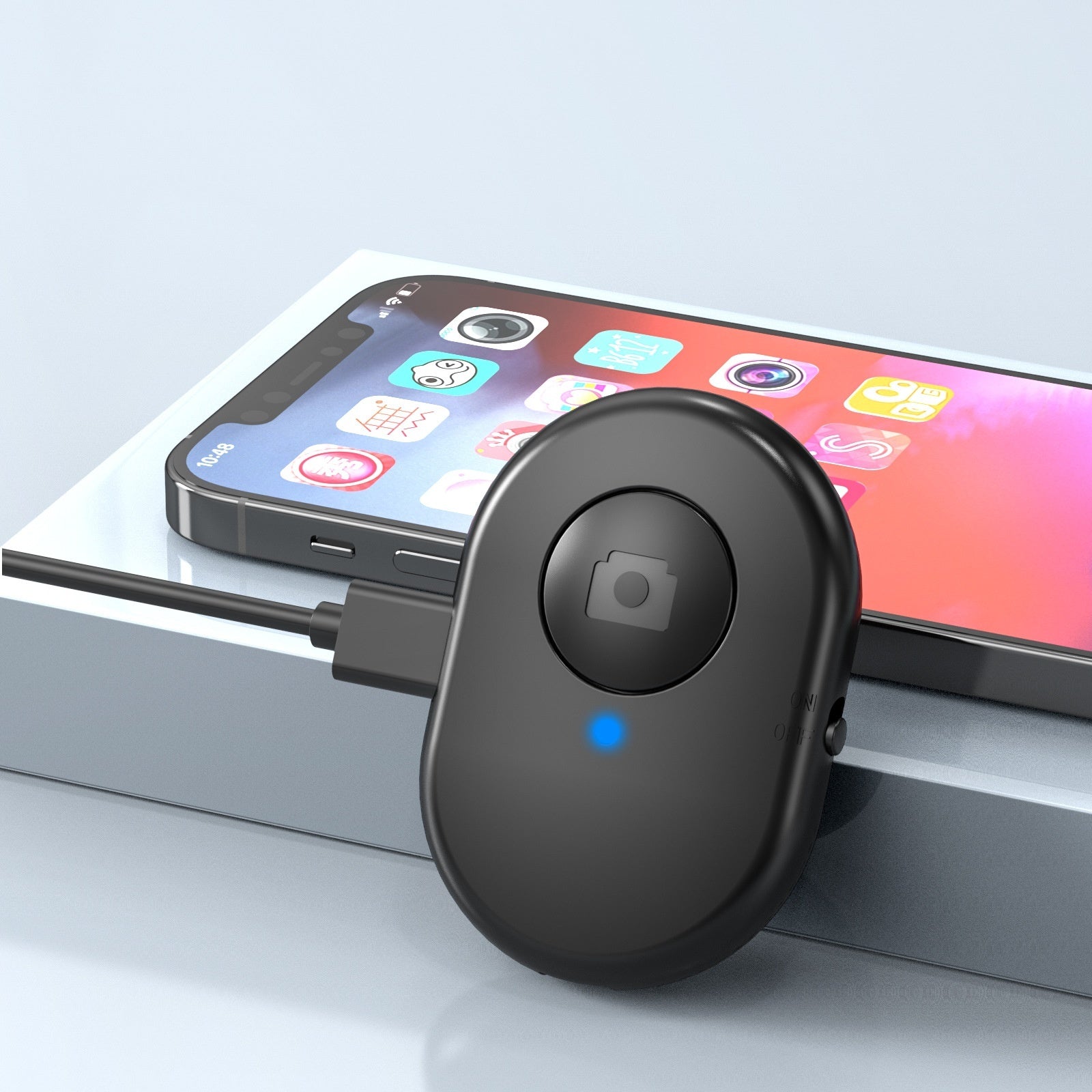 KTX-368211 Adjustable Mobile Phone Tripod 1.1m to 2.1m with Portable Design for Photography and Videography