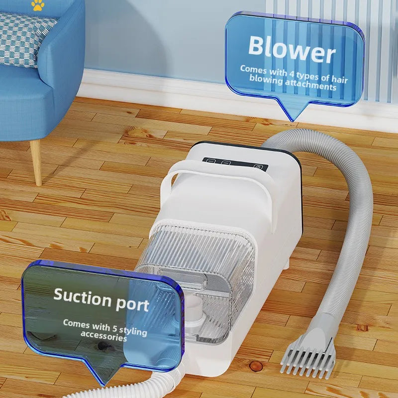 KTX-368403 Eco-Friendly Electric Pet Water Blower for Dogs - Portable 1.5L Hair Dryer, Modern Design