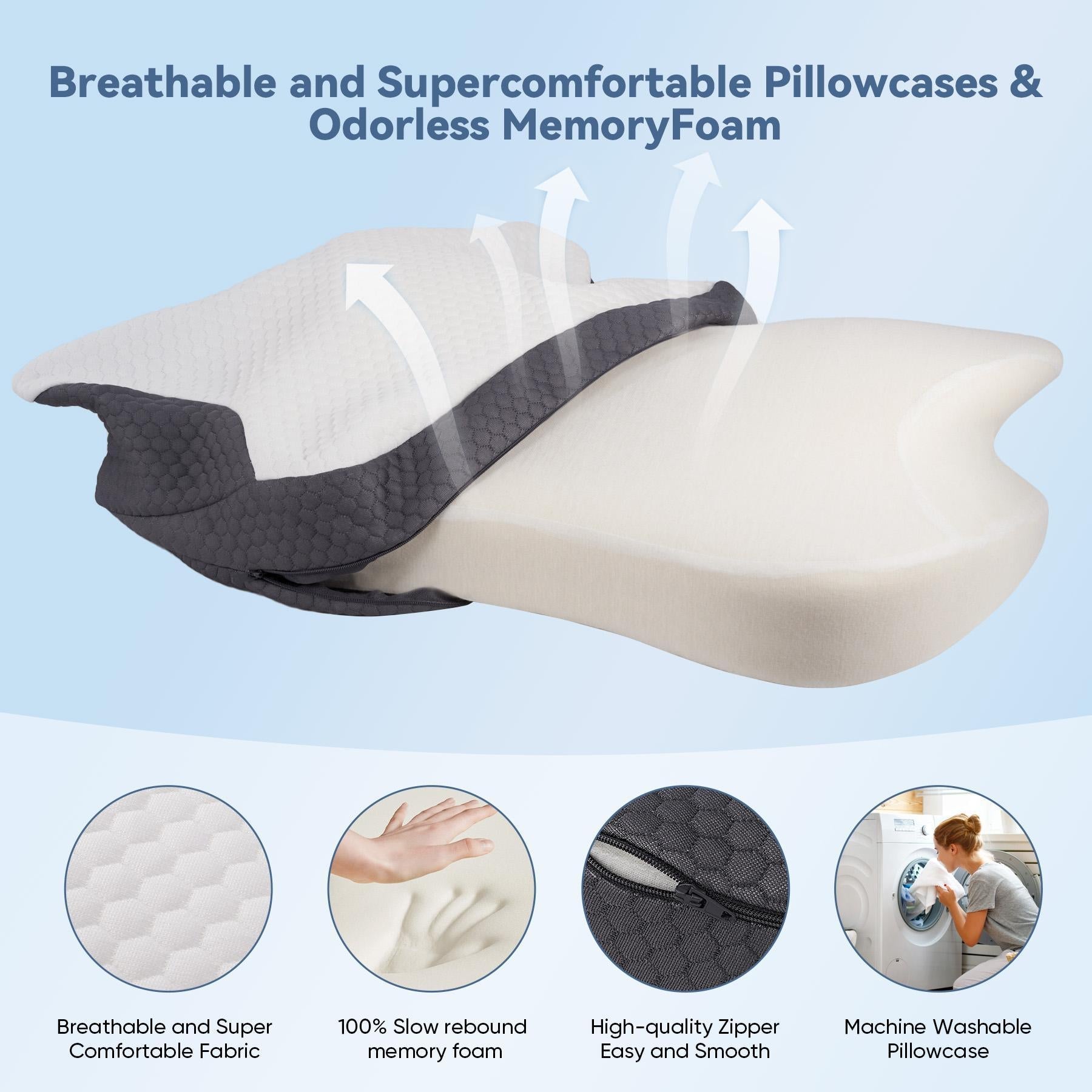 KTX-370131 Airplane-Shaped Neck Pillow for Travel and Office Comfort and Support