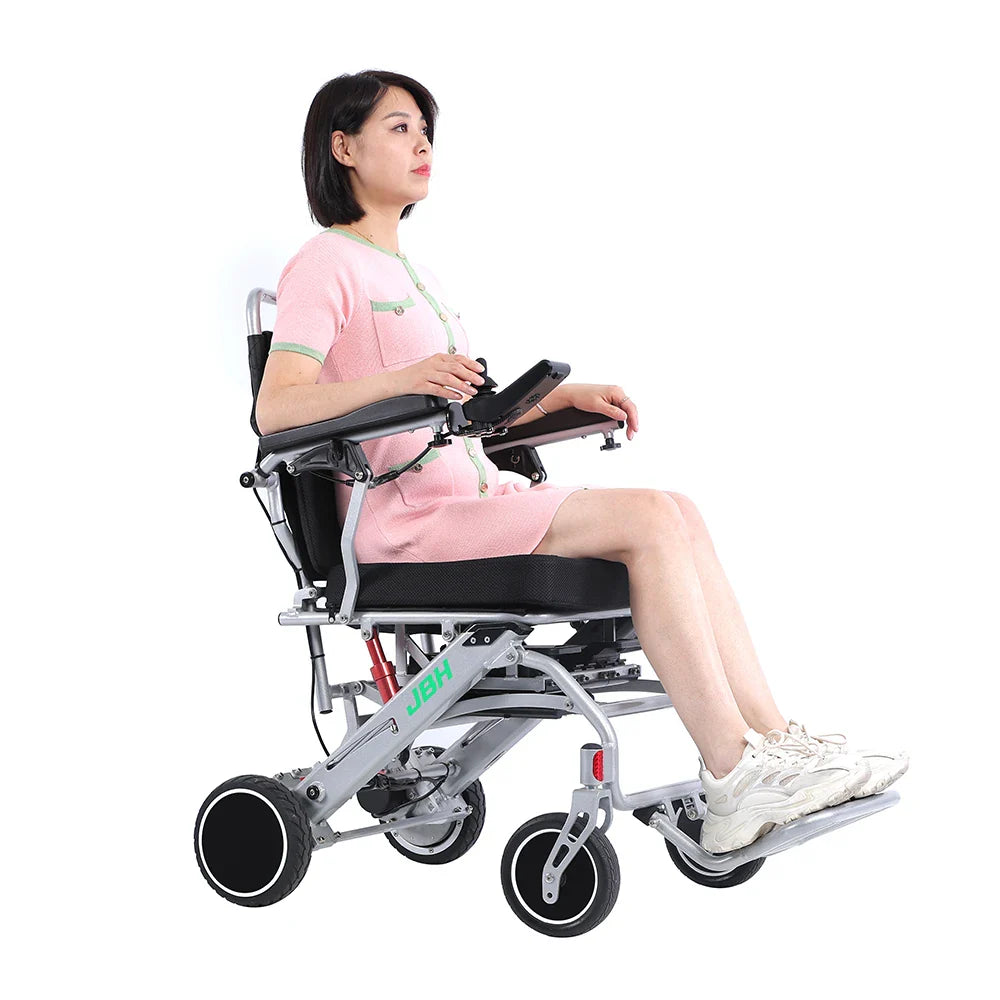 KTX-370323 Lightweight Folding Electric Wheelchair D29 for Outdoor and Travel Use, CE Approved, 20km Range