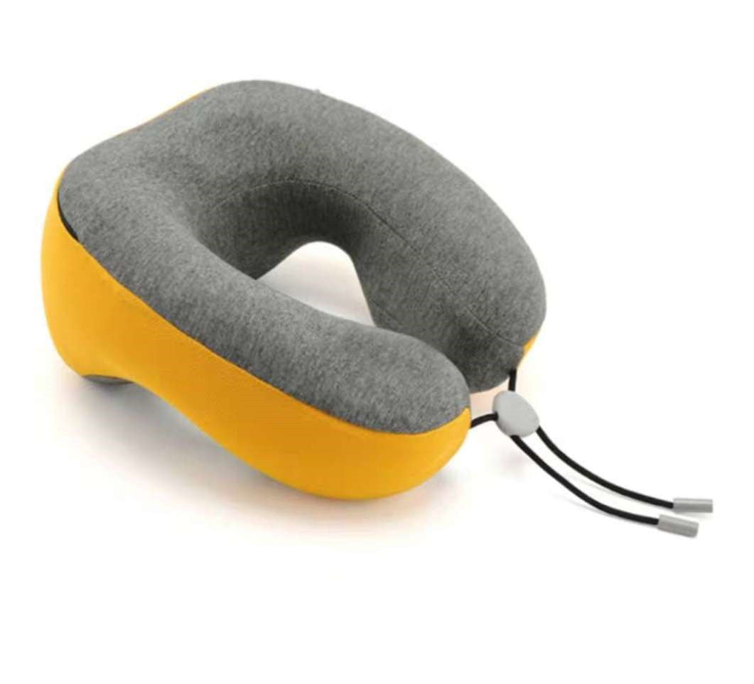 KTX-371411 Memory Foam U-Shaped Pillow with Cotton Fabric Cover - 255x255x130mm