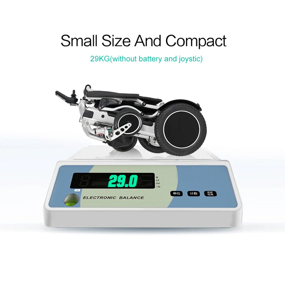 KTX-371475 Electric Wheelchair D11 for Elderly with Removable Battery, 20km Driving Range, and Aluminum Alloy Frame