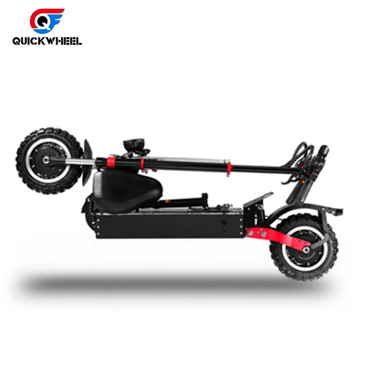 KTX-371475 Quickwheel S3 Electric Scooter with 60V Removable Battery, 13-Inch Tires, and Dual Suspension