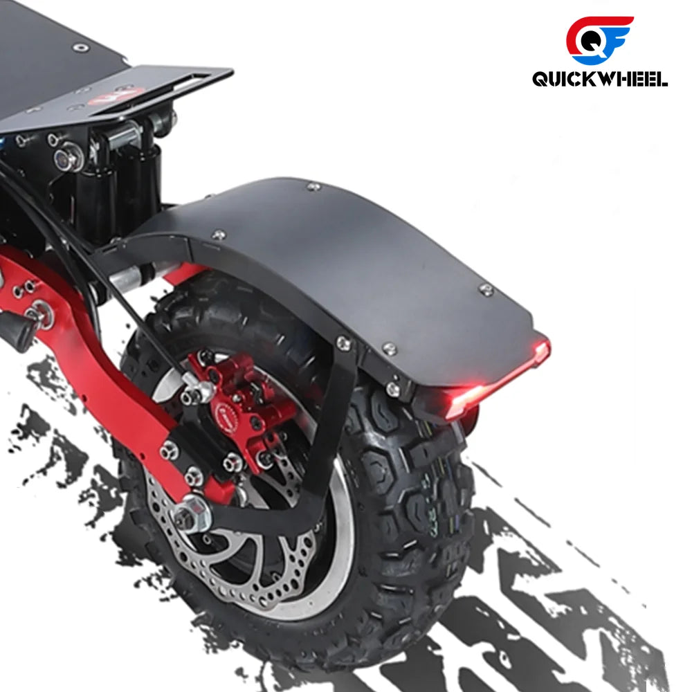 KTX-371475 Quickwheel S3 Electric Scooter with 60V Removable Battery, 13-Inch Tires, and Dual Suspension