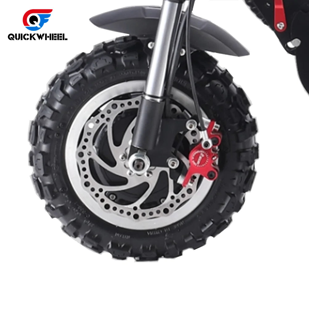 KTX-371475 Quickwheel S3 Electric Scooter with 60V Removable Battery, 13-Inch Tires, and Dual Suspension