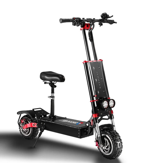 KTX-371475 Quickwheel S3 Electric Scooter with 60V Removable Battery, 13-Inch Tires, and Dual Suspension