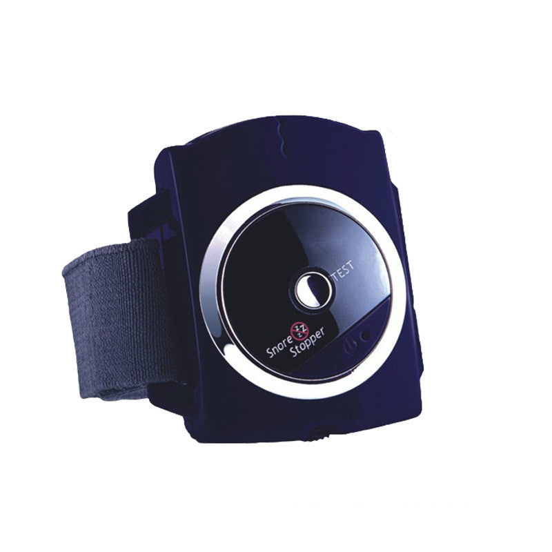 KTX-374739 Infrared Anti-Snoring Device with Electronic Sleep Aid and Wrist Strap - Dark Blue