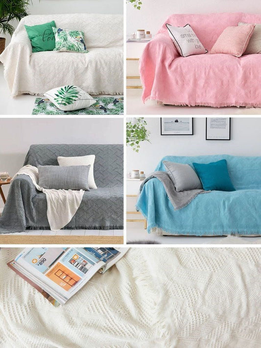 KTX-378195 Linen European Style Sofa Cover in Various Sizes for Living Room Decor