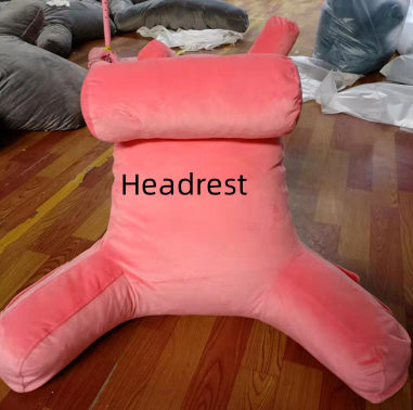 KTX-378259 Detachable Plush Armchair with Backrest and Extra Cushioning for Living Spaces