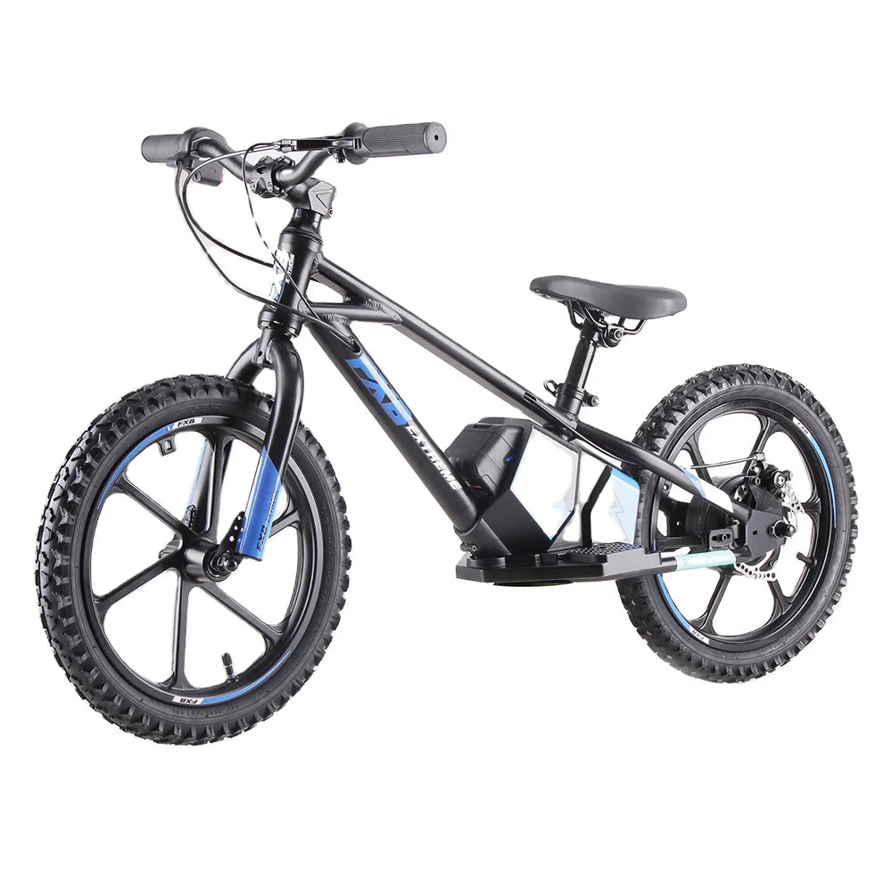 KTX-378771 Kids Motor Balance Bike 16" No Pedal Electric Bicycle with 2 Speed Options and Disc Brake