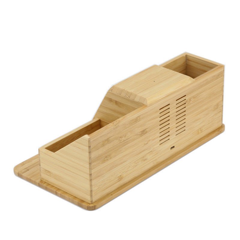 KTX-380563 Wireless Charging Pen Holder in Simple Style - Phoebe Material, Multi-functional Desk Organizer