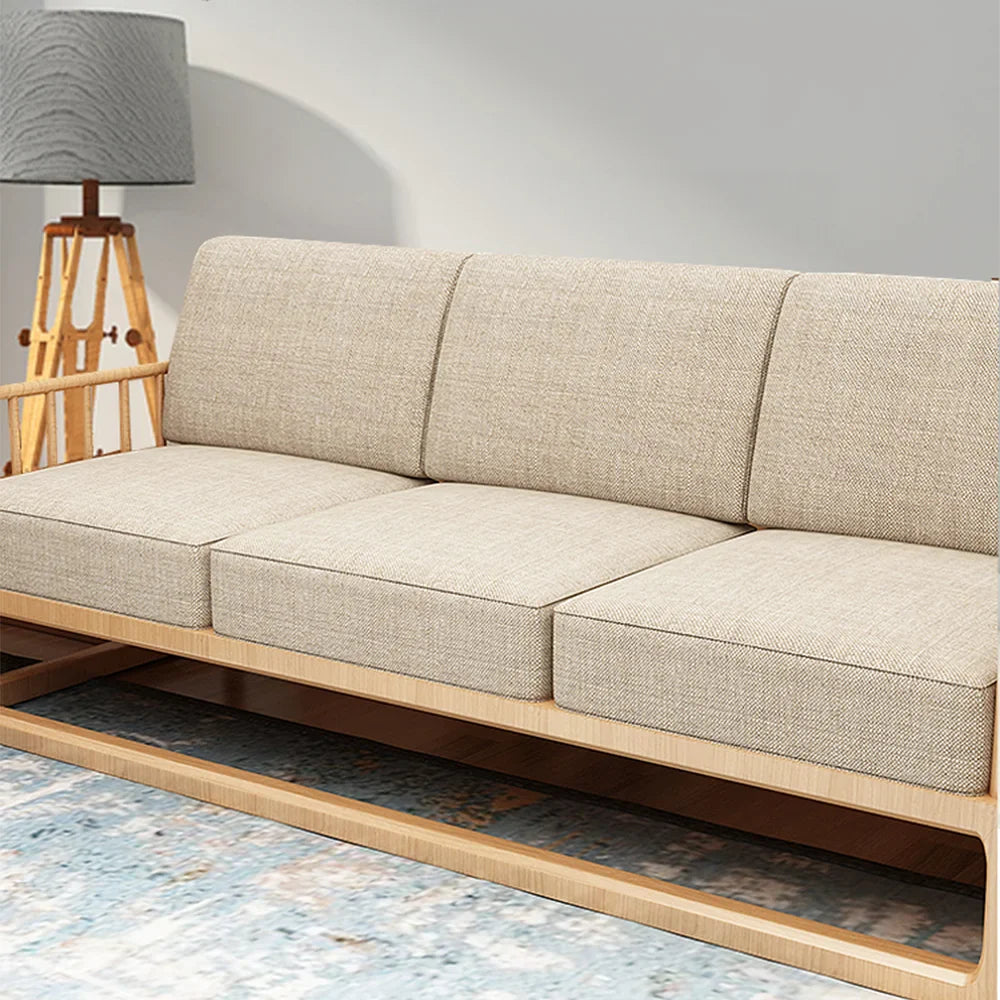 KTX-381011 Waterproof Outdoor Patio Bench and Chair Cushions with Lumbar Support and Square Seat Covers