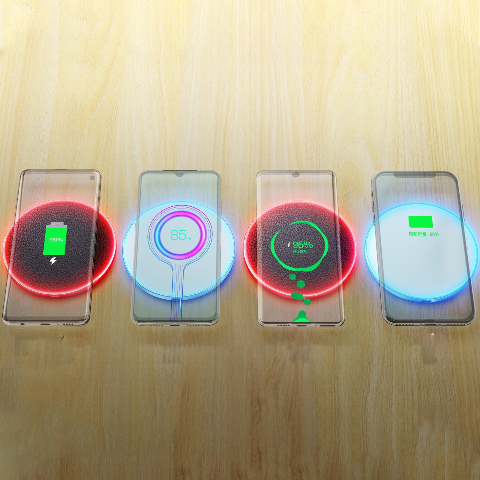 KTX-381715 Universal Wireless Digital Charger for Mobile Phones, Earphones, and More