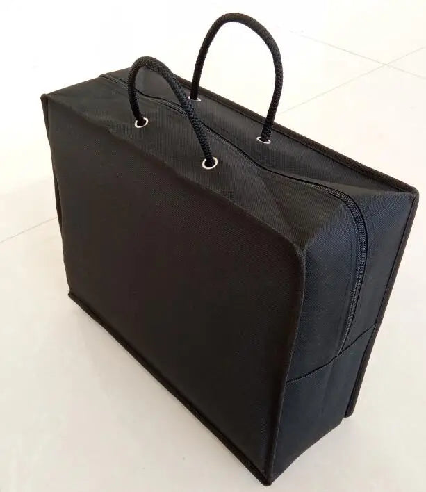 KTX-382163 Black and White Polypropylene RV Mat for Indoor and Outdoor Use