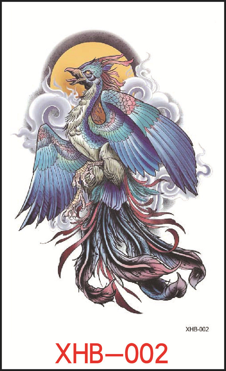 KTX-382739 Floral Geometry Water Transfer Tattoo Stickers for Unique Body Art