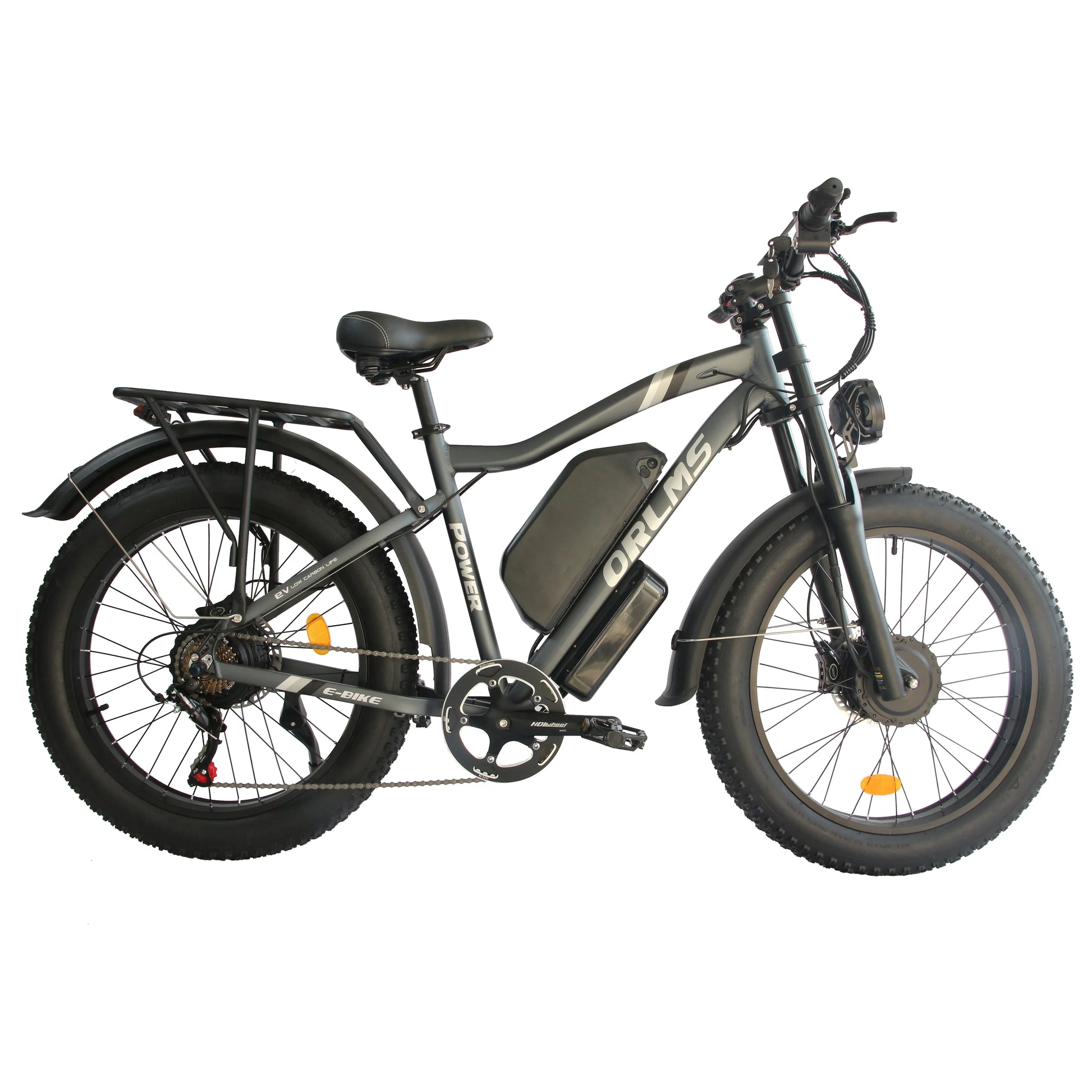 KTX-383507 48V E-Bike with Central Motor, 7-Speed Gear, Fat Tire Design, Smart Features, and Hydraulic Disc Brakes