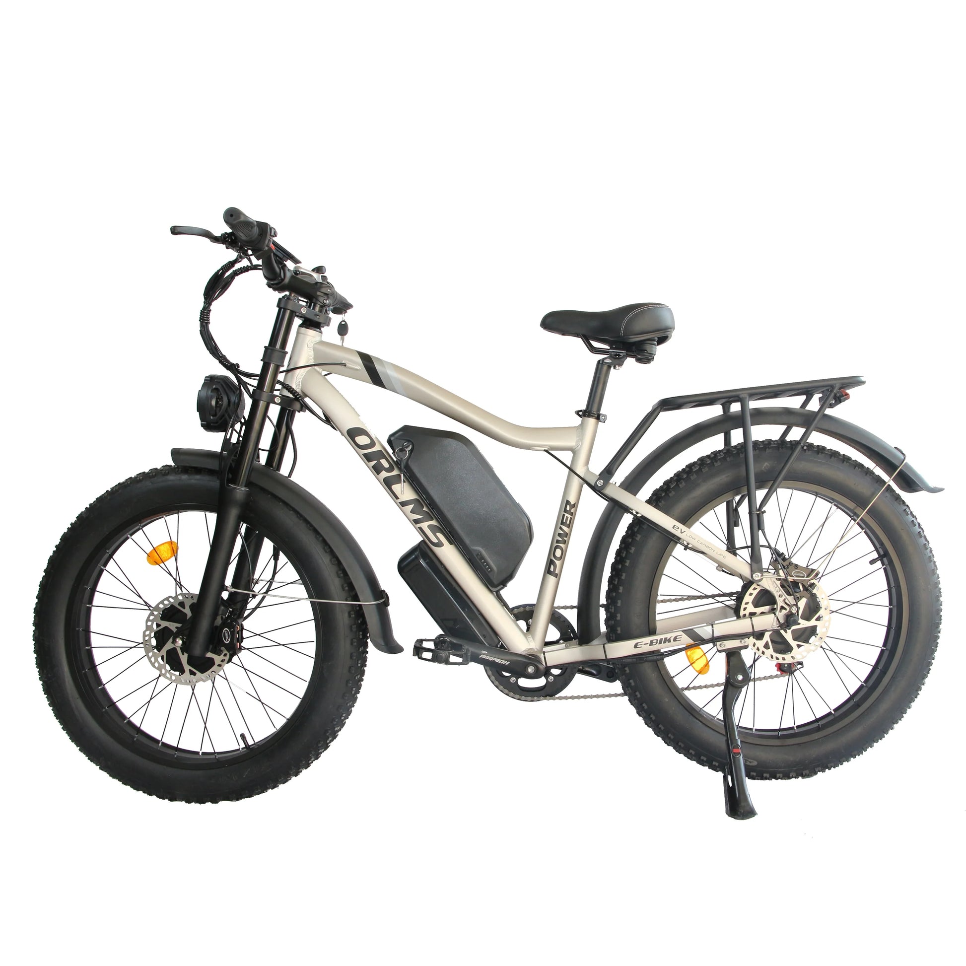 KTX-383507 48V E-Bike with Central Motor, 7-Speed Gear, Fat Tire Design, Smart Features, and Hydraulic Disc Brakes