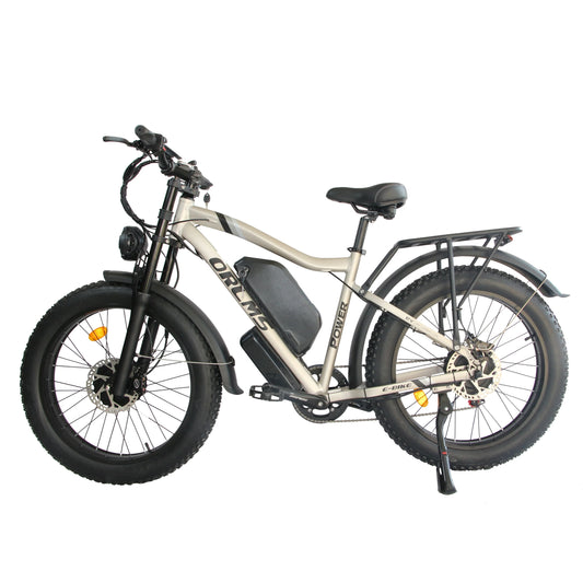 KTX-383507 48V E-Bike with Central Motor, 7-Speed Gear, Fat Tire Design, Smart Features, and Hydraulic Disc Brakes