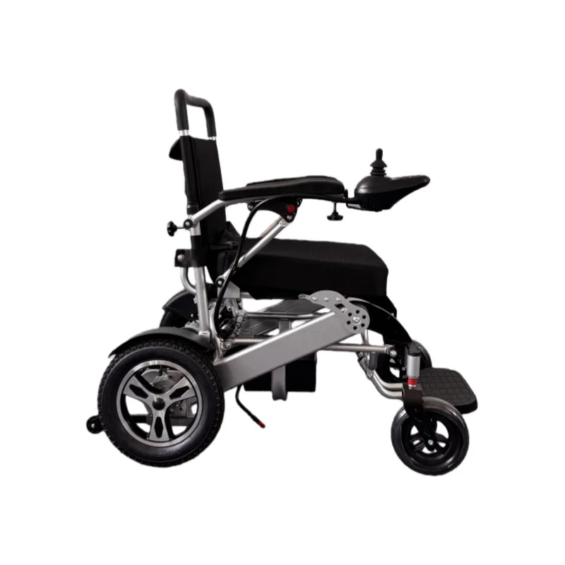 KTX-383827 Lightweight Folding Electric Wheelchair with Lithium Battery - 250W Motors, Aluminum Alloy Frame, Max Speed 6km/h, 150kg Capacity