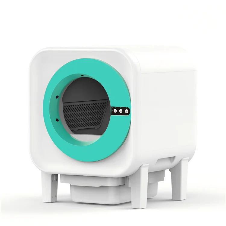 KTX-384403 Smart Automatic Self-Cleaning Cat Litter Box with Mobile Control and Spacious 70L Capacity