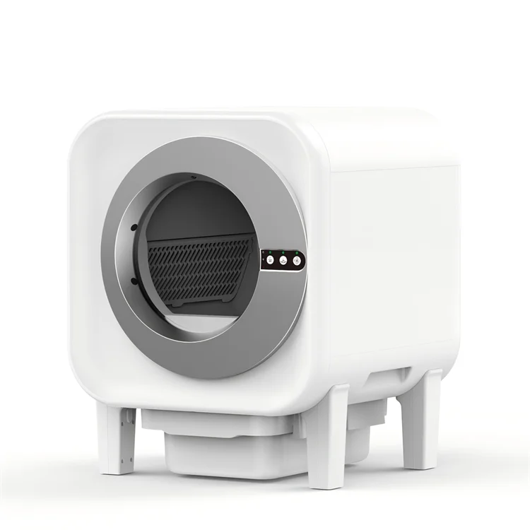 KTX-384403 Smart Automatic Self-Cleaning Cat Litter Box with Mobile Control and Spacious 70L Capacity