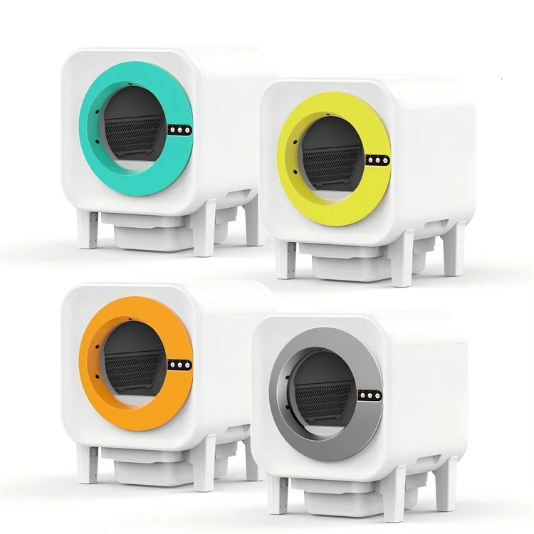 KTX-384403 Smart Automatic Self-Cleaning Cat Litter Box with Mobile Control and Spacious 70L Capacity