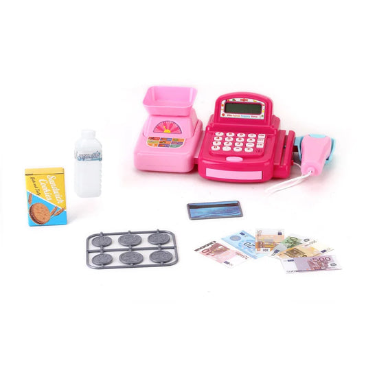 KTX-387091 Interactive Cash Register Toy with Sound for Kids - Preschool Pretend Play Toy