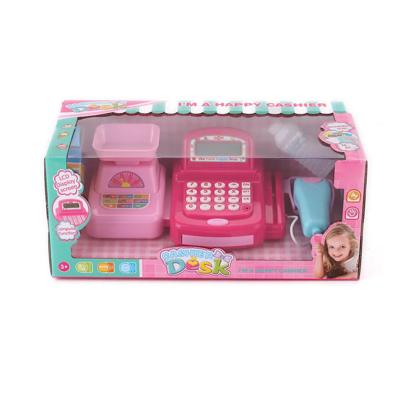 KTX-387091 Interactive Cash Register Toy with Sound for Kids - Preschool Pretend Play Toy